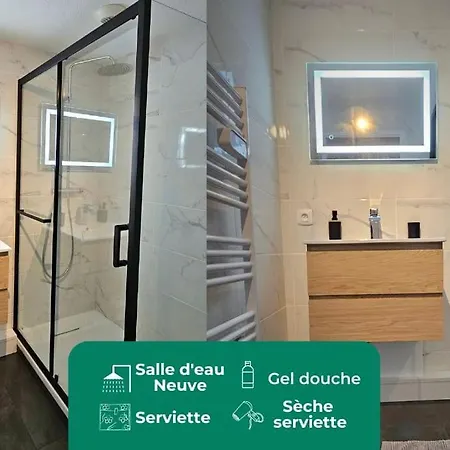 T3 Duplex Centre - Parking - Gare - Thermes * Thonon-les-Bains