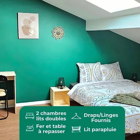 Apartment T3 Duplex Centre - Parking - Gare - Thermes Thonon-les-Bains